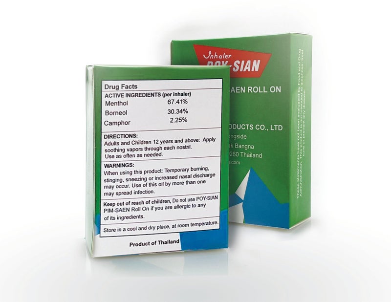 POY SIAN زيت بالمر POY-SIAN التايلاندي PIM-Saen 5 مل رول أون (عبوة من 3) - Image 5